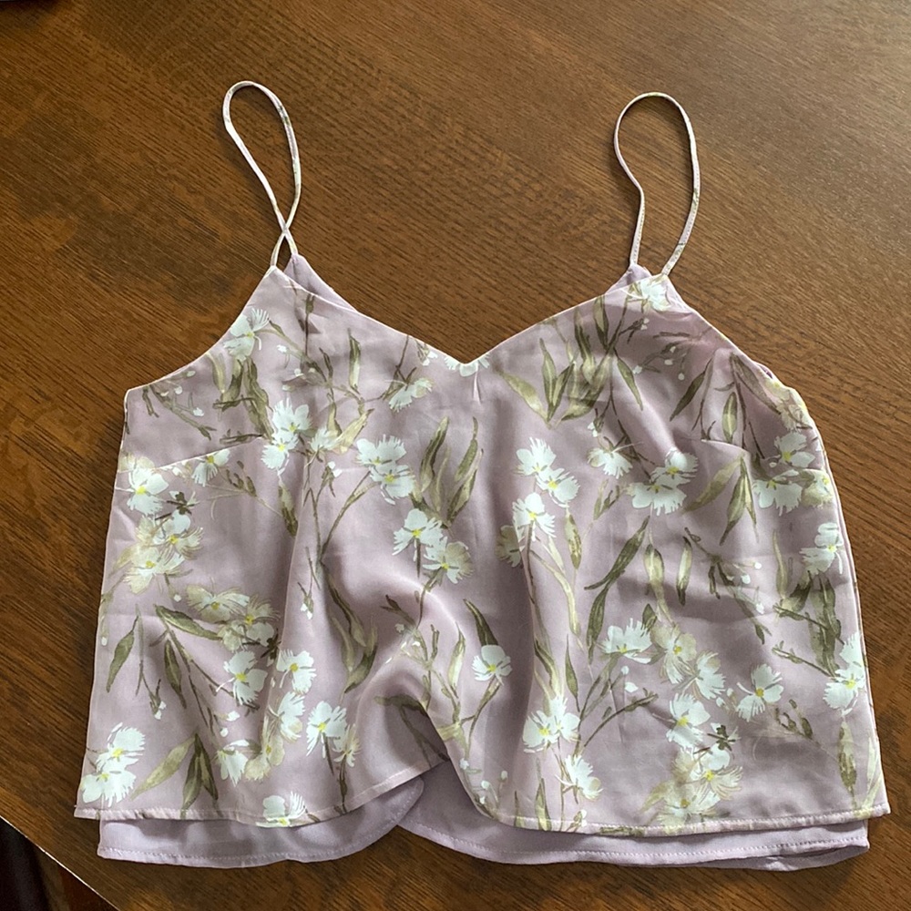 spaghetti strap loose fit tank